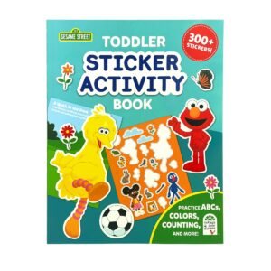 Sesame Street Sticker Activity Book Toddlers Preschoolers 300+ Stickers ABCs Numbers Colors Children