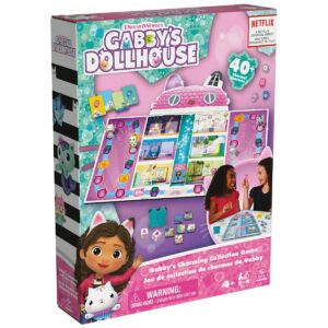 Spin Master Games Gabby’s Dollhouse Charming Collection Board Game Kids Family Gabby Doll Netflix