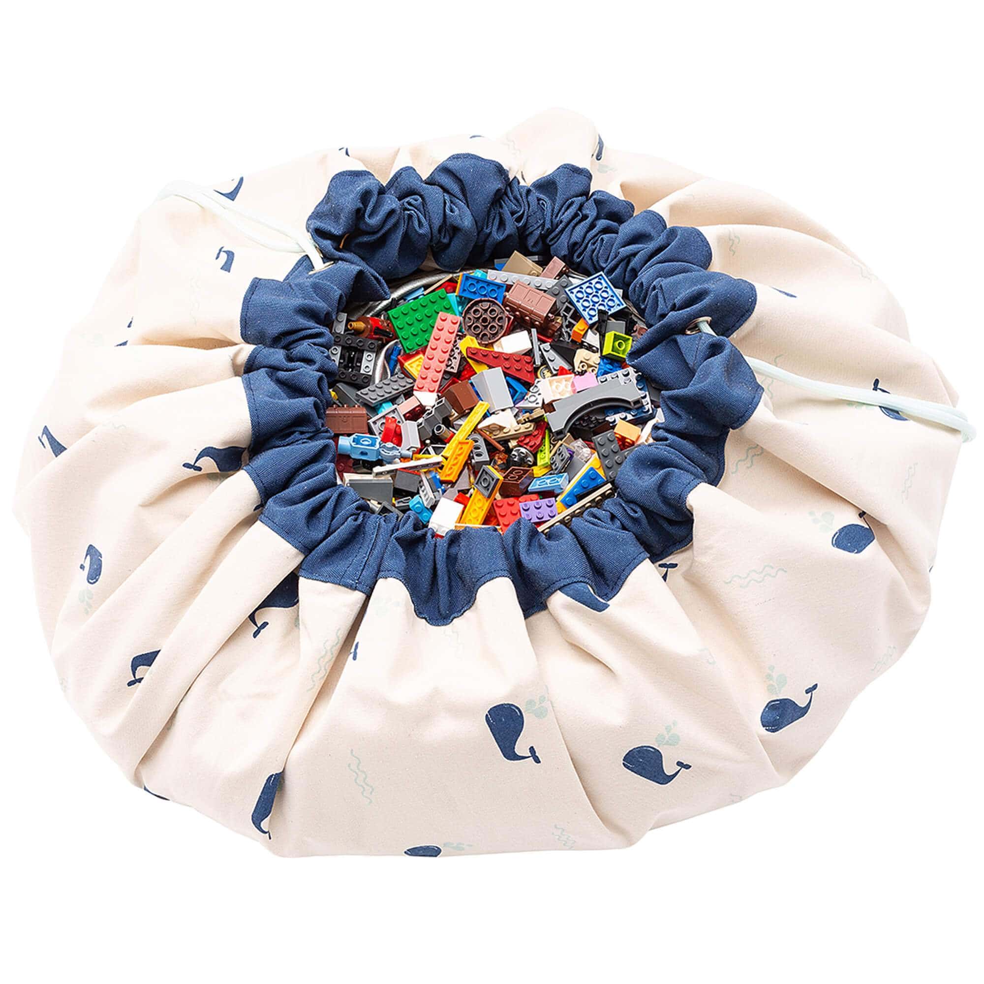play and go Play&Go Toy Storage Bag Mat Organizer Play-Whale (2)