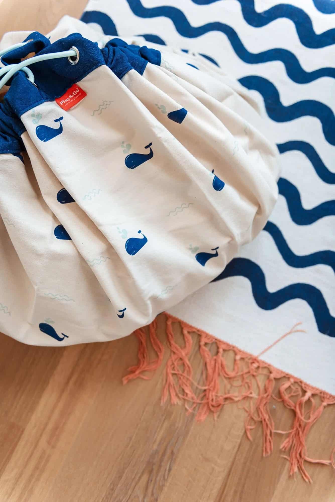 play and go Play&Go Toy Storage Bag Mat Organizer Play-Whale (3)