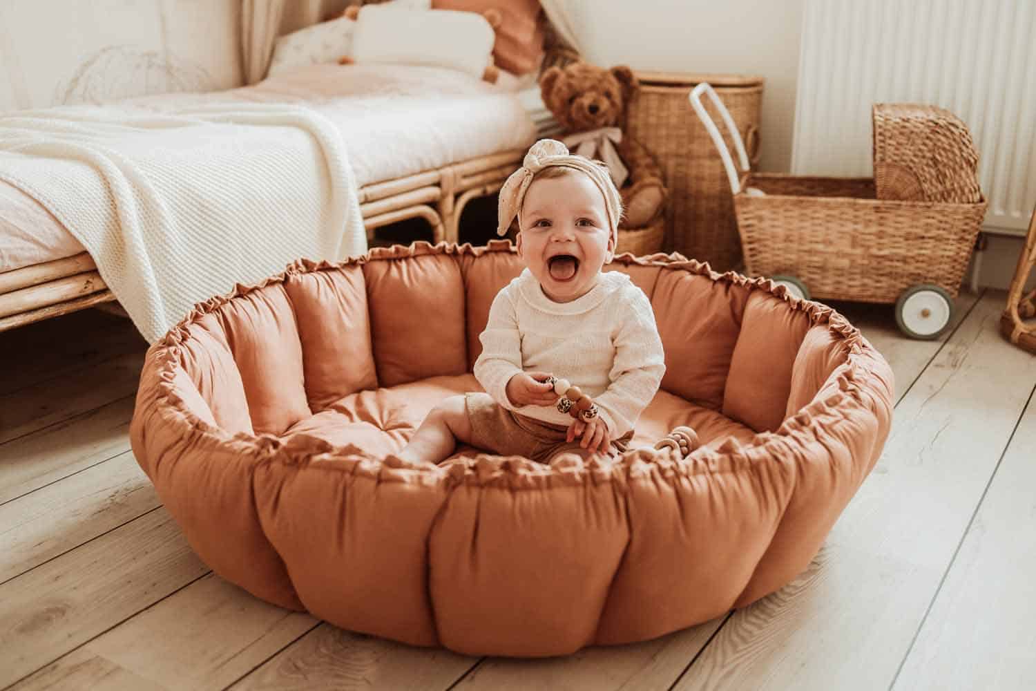 Play&Go Bloom Organic Babymat Tawny Brown (11)