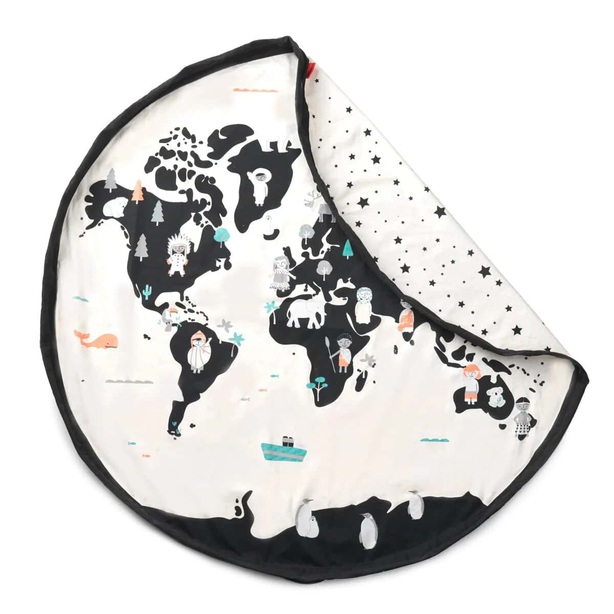 Play&Go Toy Storage Bag Mat Organizer Play - World Map Stars (6)