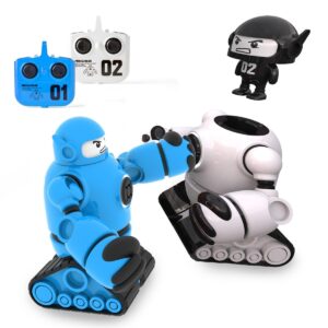 Sharper Image Robot Combat Set Fighting 2-Player Multiplayer Robots LED Infrared Remote Control RC