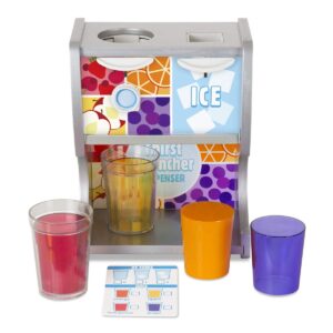 Melissa & Doug Thirst Quencher Wooden Drink Dispenser Pretend Play Set Cooking Playset