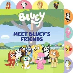 Meet Bluey's Friends A Tabbed Children Story Board Book
