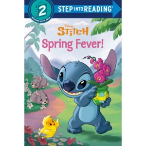 Lilo & Stitch Spring Fever! Children Book Disney Disney+ Step Into Reading Lilo and Stich Glitch