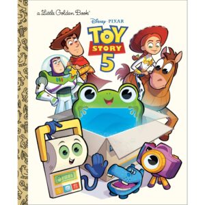 Disney Pixar Toy Story 5 Little Golden Book Children Woody Buzz Lightyear Smarty Pants Lilypad