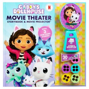 DreamWorks Gabby's Dollhouse Movie Theater Storybook Gabby Netflix Projector