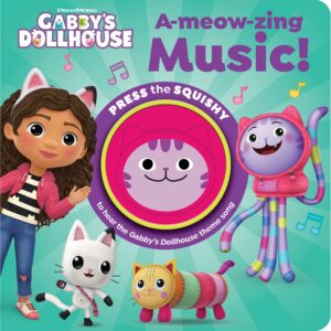 Gabby's Dollhouse A-Meow-Zing Music Children Sound Book Squishy Button DreamWorks