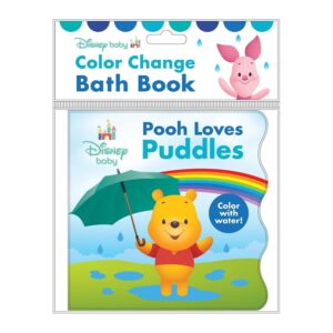 Disney Baby Pooh Loves Puddles Color Change Bath Book Baby Books Toddler Book