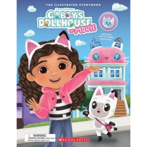Gabby's Dollhouse The Movie Gabbys Dollhouse Storybook with Charm Necklace Gabby Netflix Book