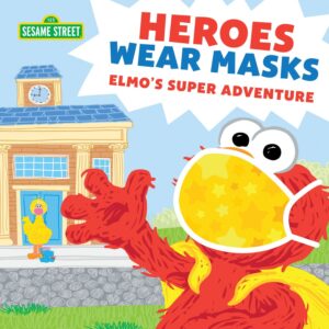 Sesame Street Heroes Wear Masks Elmo Books Super Adventures Scribbles Children Picture Book