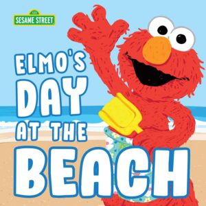 Sesame Street Elmo's Day at the Beach Picture Book Children Books Scribbles Elmo