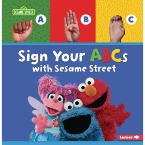 Sign Your ABCs with Sesame Street Chidlren Book ASL American Sign Language