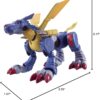 A Digimon Shodo 3.5" Figure, accompanied by dimensions of 3.35 inches in length, 1.57 inches in width, and 2.17 inches in height.