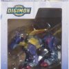 A packaged Digimon Shodo 3.5" Figure of MetalGarurumon from the Digimon series, visible through a clear plastic window. The box shows the Digimon logo and age recommendation of 8+.