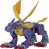 A Digimon Shodo 3.5" Figure with large claws and wings stands on all fours.