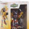 Boxed figure of Digimon Shodo 3.5" Figure, a Digimon character, with the label "Type: Dragon" on the box. Bandai logo is visible on the bottom right of the packaging. Suitable for ages 8 and up.
