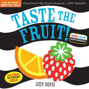 Indestructibles Book Baby Let's Eat Taste the Fruit Food Eating Chew Proof Nontoxic Babies Buku Bayi