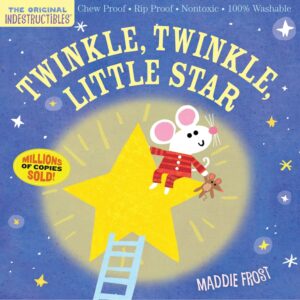 Indestructibles Nursery Rhymes Song Twinkle Star Itsy Bitsy Wheel On The Bus Baby Book Toddler
