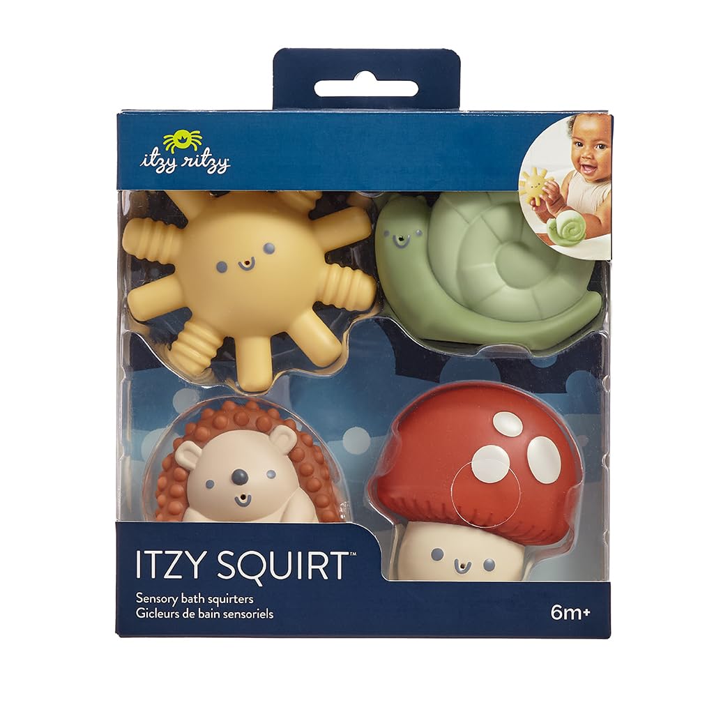 ITZY-SQUIRT-8 Itzy Ritzy Squirt Bathroom Toy Baby Pool Bath Toys Tub Swimming Shower Time Gifts Water Toddler