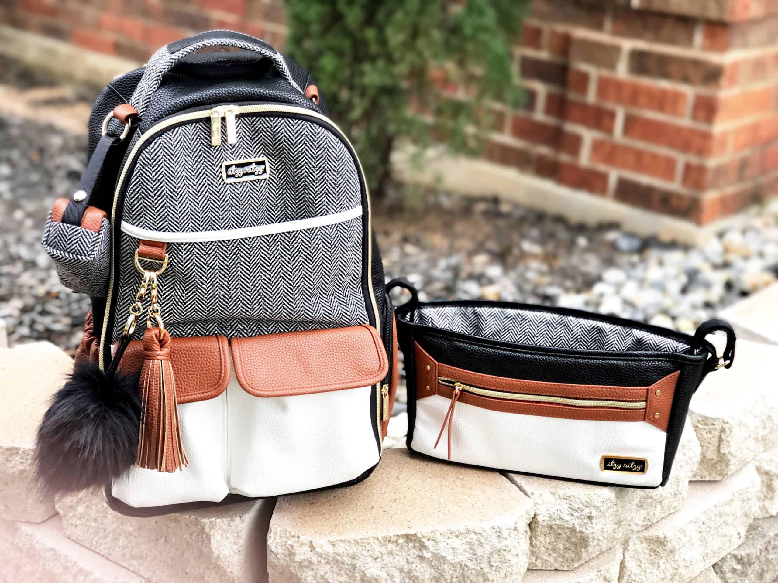 Itzy-Ritzy-Baby-Stroller-Storage-Organizer-CAD6001-Stroller-Caddy-Coffee-Cream-scaled