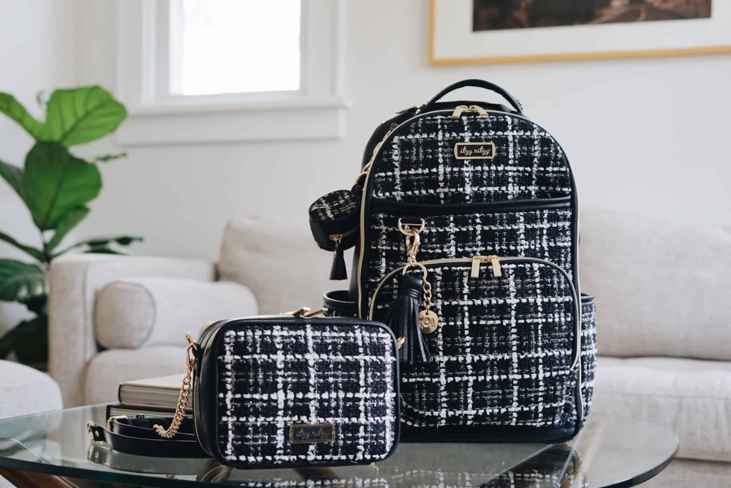 Double Take Crossbody Diaper Bag Treasures by Hey Little Buddy