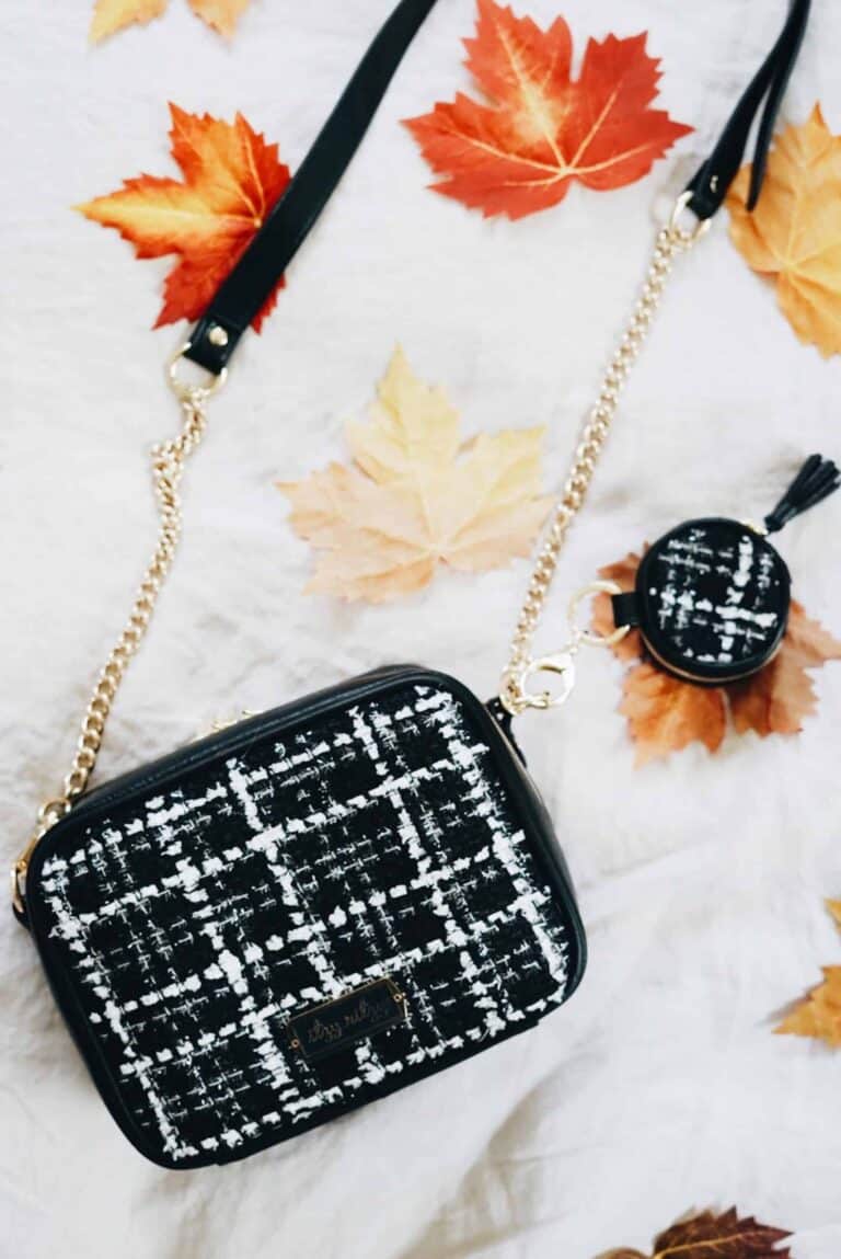 Double Take Crossbody Diaper Bag Treasures by Hey Little Buddy