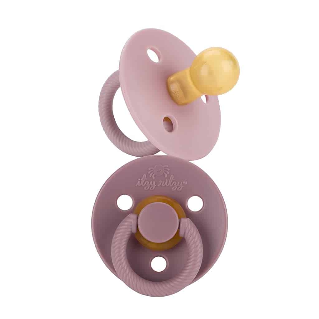 Itzy Soother Natural Rubber Pacifiers for Ages 0 - 6 Months