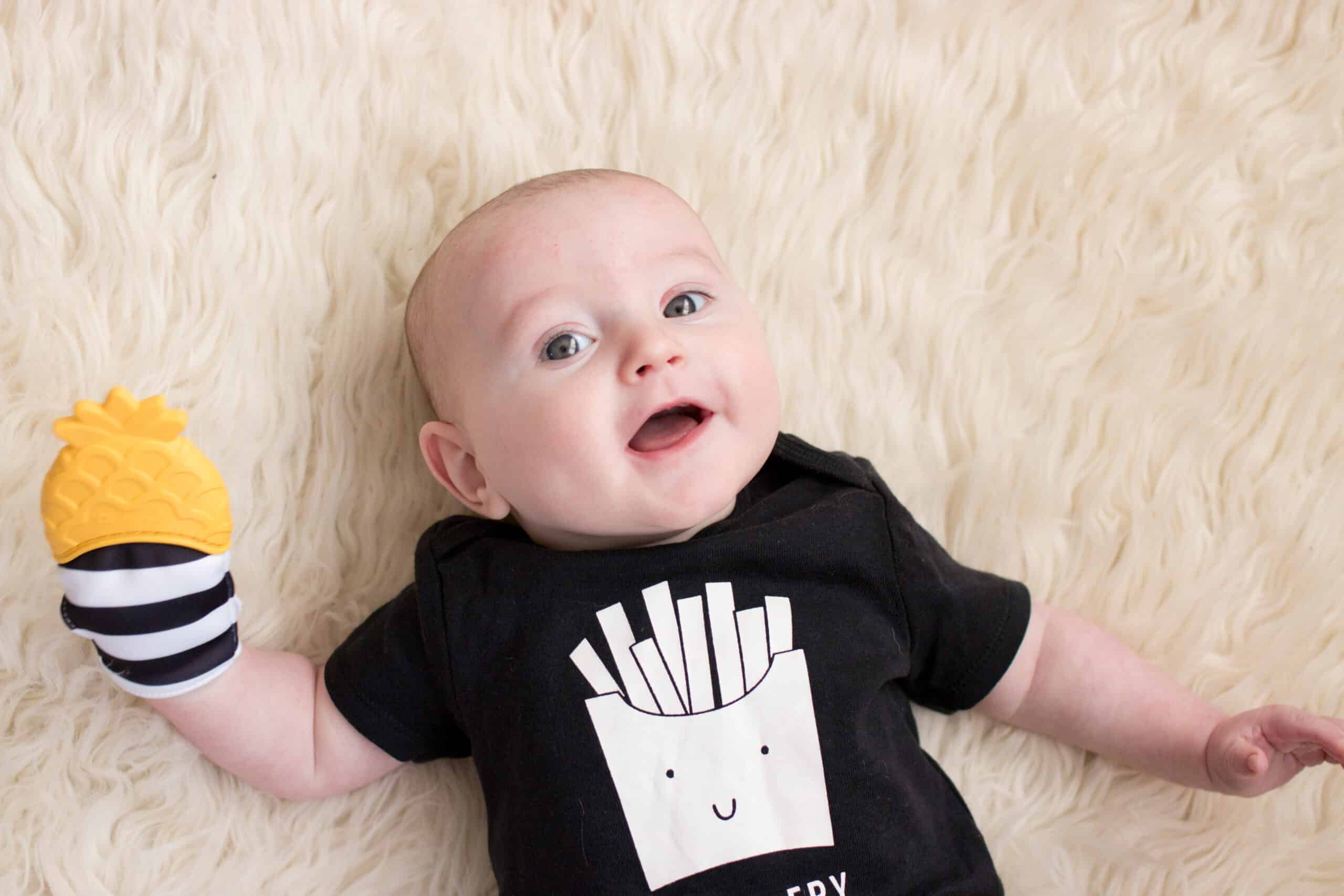 Itzy-Ritzy-Teething-Mitt-Teether-MITT8336-Pineapple-Mitt-scaled