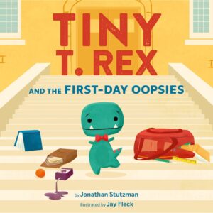 Tiny T. Rex and the First Day Very Dark Hug TRex T-Rex T Kid Children Book Dinosaurs Hardcover
