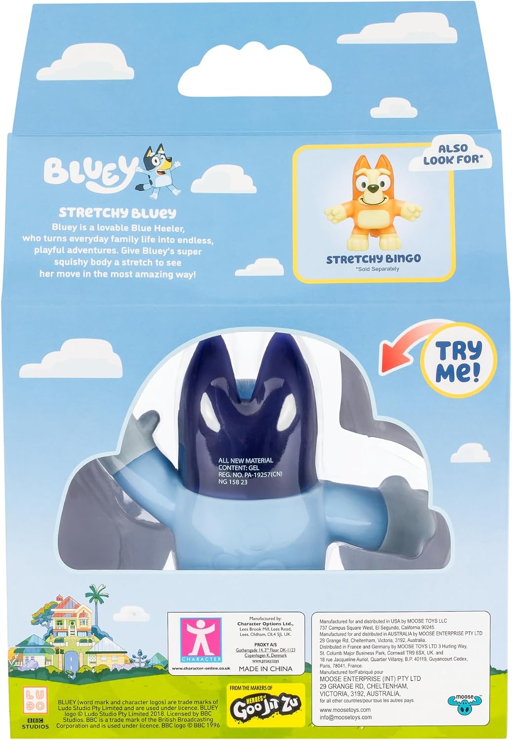 Bluey Stretchy Hero Bluey Figure Soft Fidget Squishy Toy Gooey Gel Filling Stretch 3x Bluey Stretchy Hero Bluey Figure Soft Fidget Squishy Toy Gooey Gel Filling Stretch 3x