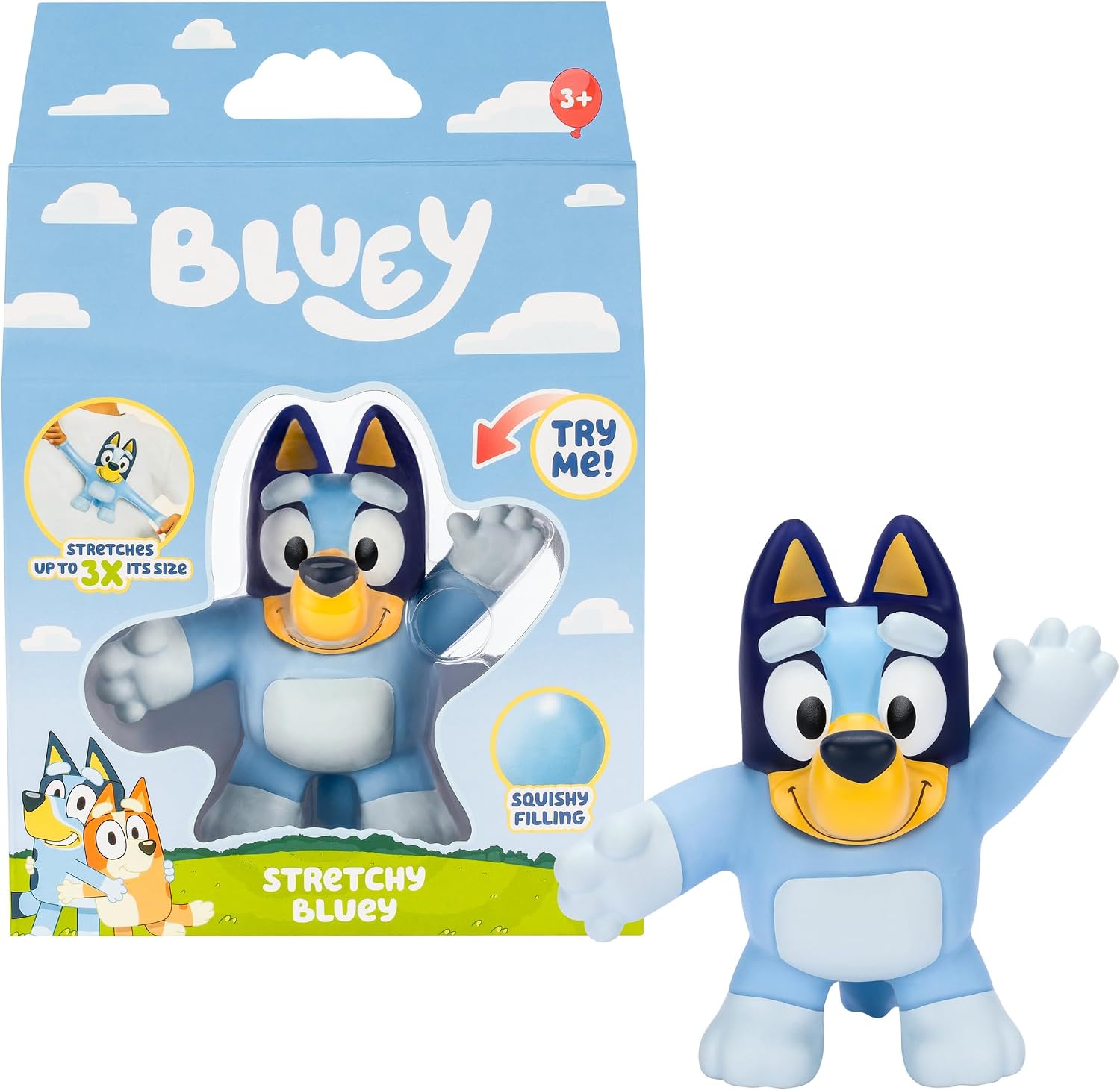 Bluey Stretchy Hero Bluey Figure Soft Fidget Squishy Toy Gooey Gel Filling Stretch 3x Bluey Stretchy Hero Bluey Figure Soft Fidget Squishy Toy Gooey Gel Filling Stretch 3x