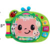 cocomelon-learningbook-104 CoComelon Learning Book Interactive Toy for toddlers features animal characters, musical buttons, and the “MacDonald Farm” text on the cover; includes 3 modes with music, numbers, and animal sounds.