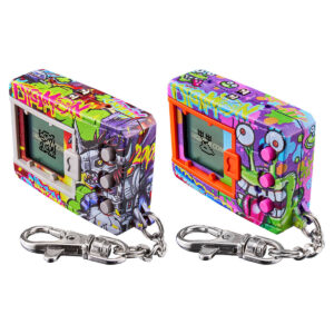 Digimon Color Kenji Watanabe Edition virtual pets in the Metal Greymon and Numemon designs