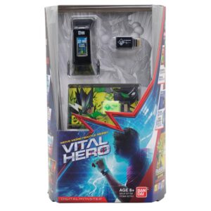 Digimon Vital Hero bracelet in black, in its box