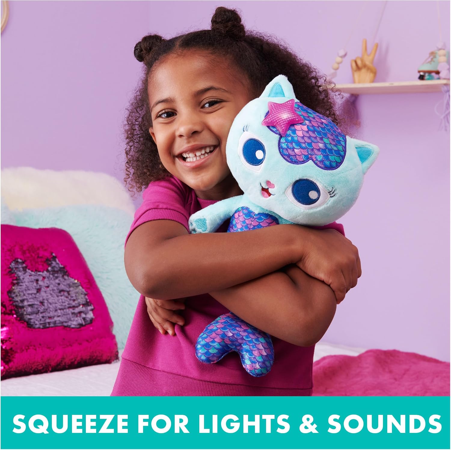 Private: Gabby’s Dollhouse Interactive Talking MerCat Plush Kids Toys Lights Music Gabby Stuffed Girls Private: Gabby’s Dollhouse Interactive Talking MerCat Plush Kids Toys Lights Music Gabby Stuffed Girls