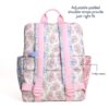 Itzy Ritzy Itzy Explorer Big Kids Backpack Ribbons and Roses product photo 2 Itzy Ritzy Itzy Explorer Big Kids Backpack Ribbons and Roses product photo 2