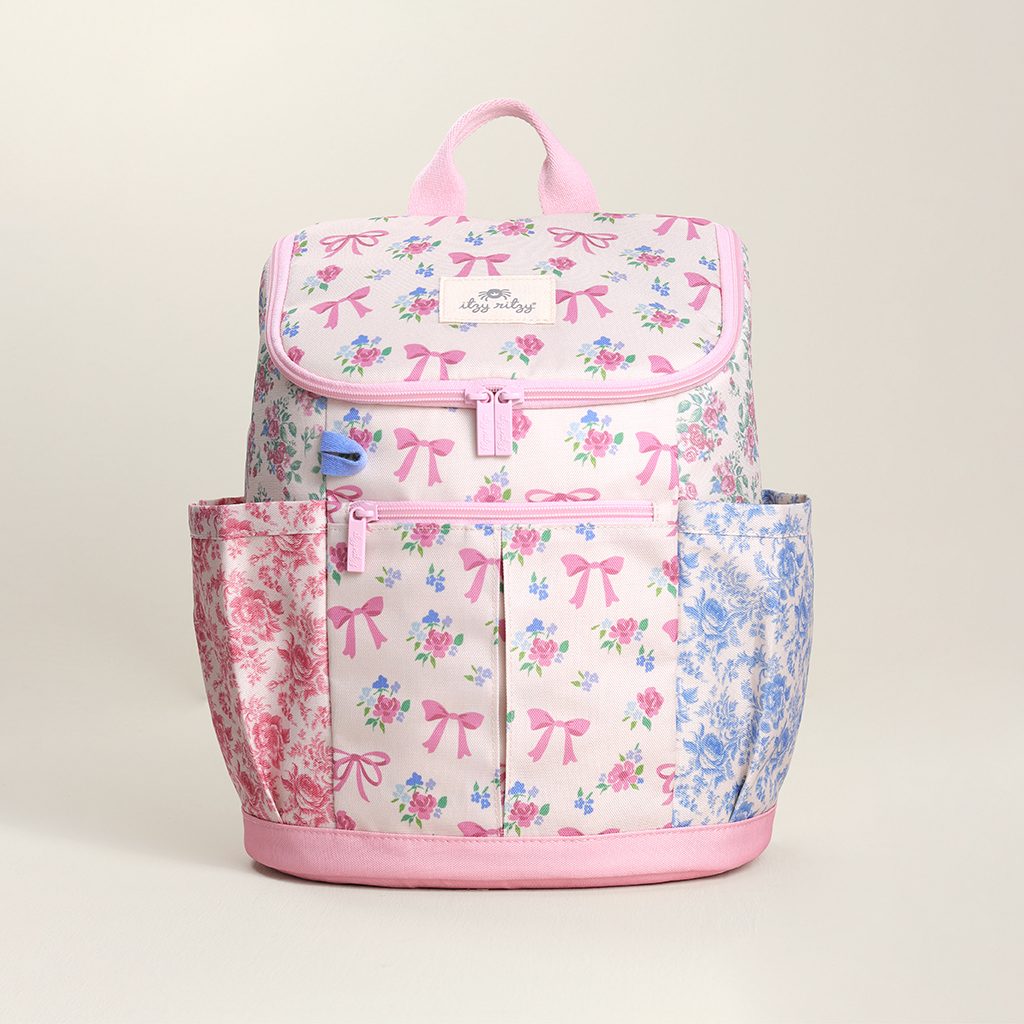 Itzy Ritzy Itzy Explorer Big Kids Backpack Ribbons and Roses product photo 3 Itzy Ritzy Itzy Explorer Big Kids Backpack Ribbons and Roses product photo 3