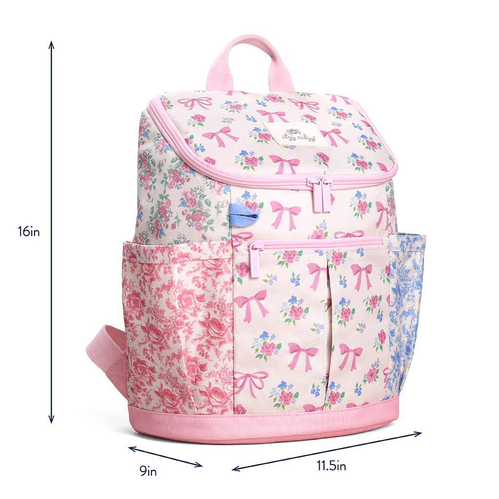 Itzy Ritzy Itzy Explorer Big Kids Backpack Ribbons and Roses product photo 6 Itzy Ritzy Itzy Explorer Big Kids Backpack Ribbons and Roses product photo 6
