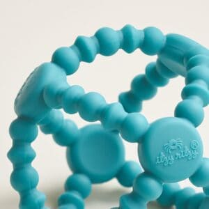 Itzy Ritzy Bitzy Ball beaded silicone teething ball in teal