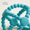 Itzy Ritzy Bitzy Ball beaded silicone teething ball in teal Itzy Ritzy Bitzy Ball beaded silicone teething ball in teal