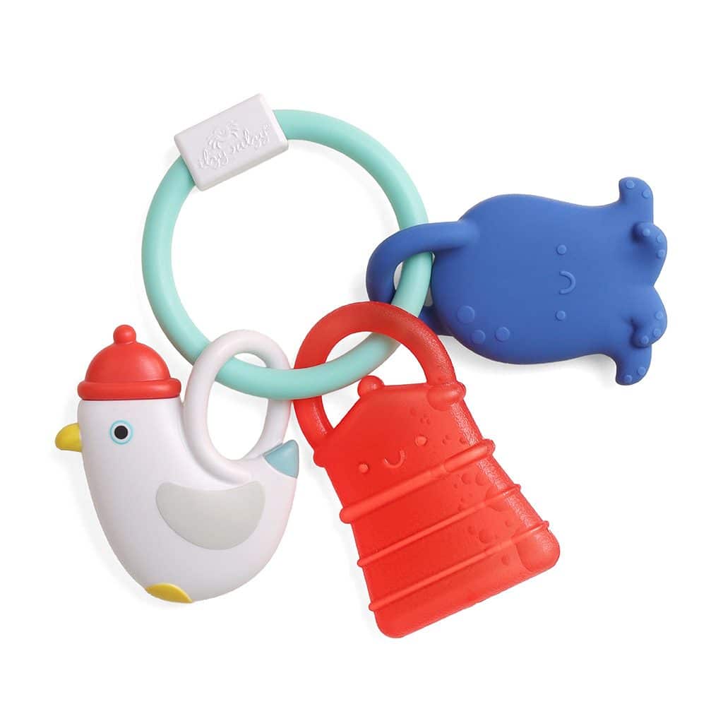Itzy Ritzy Bitzy Charms multistage teething ring in the Nautical design Itzy Ritzy Bitzy Charms multistage teething ring in the Nautical design