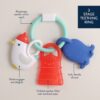 Itzy Ritzy Bitzy Charms multistage teething ring in the Nautical design Itzy Ritzy Bitzy Charms multistage teething ring in the Nautical design