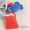 Itzy Ritzy Bitzy Charms multistage teething ring in the Nautical design Itzy Ritzy Bitzy Charms multistage teething ring in the Nautical design