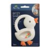 Itzy Ritzy Bitzy Shake silicone teether with rattle, Gracie the Goose Itzy Ritzy Bitzy Shake silicone teether with rattle, Gracie the Goose