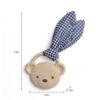 Itzy Ritzy Crinkle Crew silicone teether with crinkle tie, Bear design Itzy Ritzy Crinkle Crew silicone teether with crinkle tie, Bear design