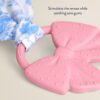 Itzy Ritzy Crinkle Crew silicone teether with crinkle tie, Bow design Itzy Ritzy Crinkle Crew silicone teether with crinkle tie, Bow design