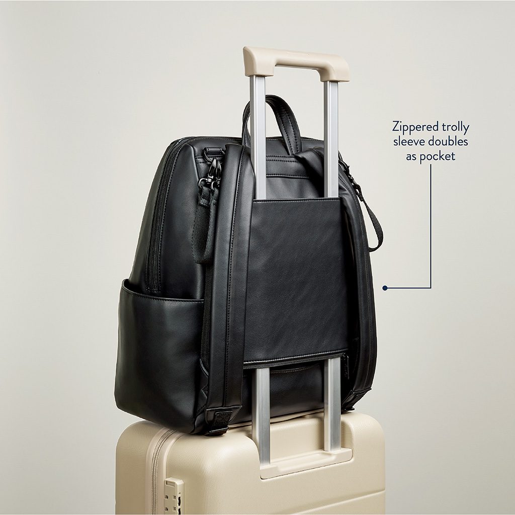 Itzy Ritzy Eras Backpack convertible diaper bag Black product photo 7 Itzy Ritzy Eras Backpack convertible diaper bag Black product photo 7