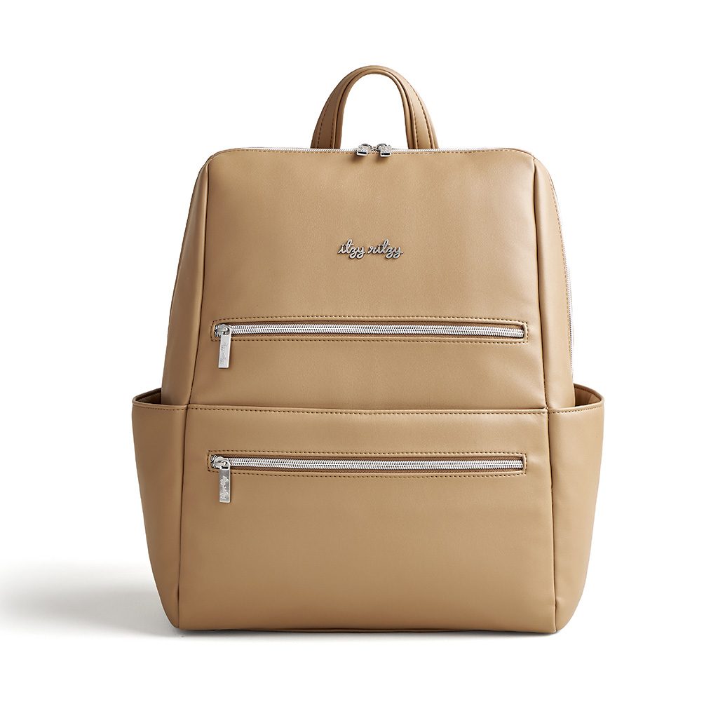 Itzy Ritzy Eras Backpack convertible diaper bag Chai Latte product photo 1 Itzy Ritzy Eras Backpack convertible diaper bag Chai Latte product photo 1